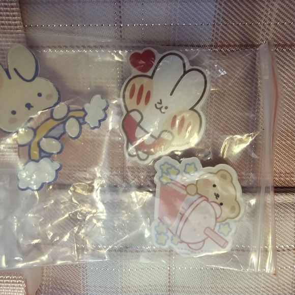 Plaid Backpack with Pom Pom - Picture 3 of 3